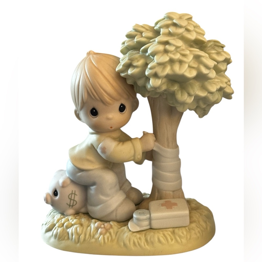 1994 Precious Moments 531073 Money’s Not The Only Green Thing Worth Saving